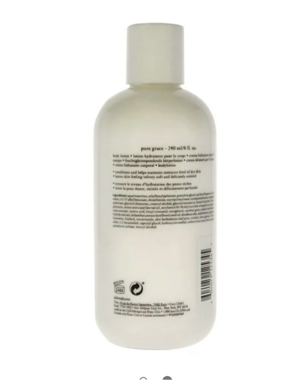 SEALED Philosophy Pure Grace Body Lotion moisturizer - 8 Fl. Oz - Picture 3 of 7